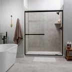 Palisade Vinyl Waterproof Corner Shower Shelf in Rain Cloud - color: Rain Cloud