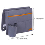 Felt Storage Bag Bed Table Tray for Laptop Couch Side Pocket Table Side Organizer Dorm Bed Felt Bed Storage Organizer Bedside Storage Bedside Sofa Felt Cloth Armrest