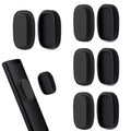 Ninsula 4 Pack Magnetic Remote Control Holder Wall Mount, No Drill Self-Adhesive Organizer TV Remote Holder, Black Organizer Storage Wall Holder for Tv, Fan, Air Conditioner, Bed