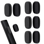 Ninsula 4 Pack Magnetic Remote Control Holder Wall Mount, No Drill Self-Adhesive Organizer TV Remote Holder, Black Organizer Storage Wall Holder for Tv, Fan, Air Conditioner, Bed