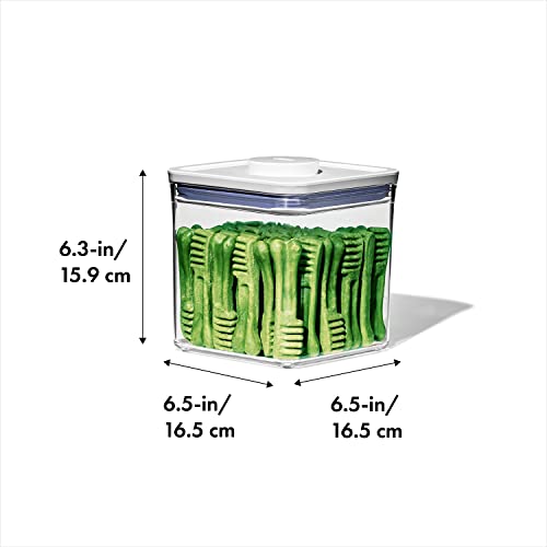 OXO Good Grips Pet POP Container – 2.8 Qt/2.6 L |Ideal for up to 3lbs of Dog Food or 2lbs of Cat Food | Airtight Dog and Cat Food Storage Container | BPA Free - size: Pet POP 2.8 Qt