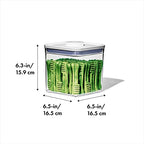 OXO Good Grips Pet POP Container – 2.8 Qt/2.6 L |Ideal for up to 3lbs of Dog Food or 2lbs of Cat Food | Airtight Dog and Cat Food Storage Container | BPA Free - size: Pet POP 2.8 Qt
