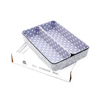 Welaxy Desk Drawer Organizer Bins with Modern Pattern Home Office Storage Bin Sturdy Small Sharrow Cozy Cubby Organize Box Gifts idea 3-Piece (Star) - color: Gray Star