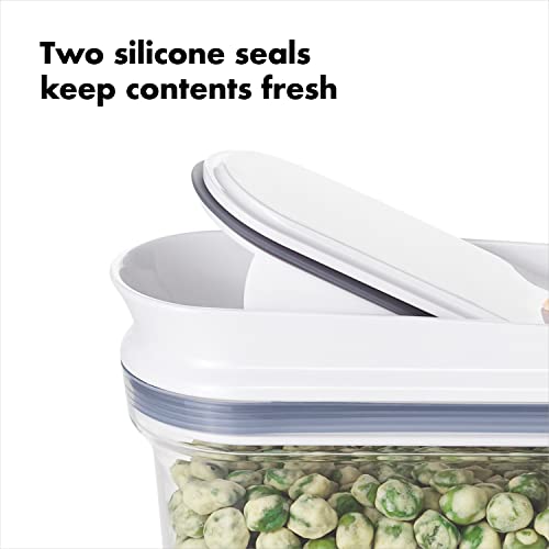OXO Good Grips Mini All Purpose Dispenser – 1.2 Qt for Nuts and More,Clear,1.2 Qt - Nuts - size: Extra Small