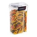 Oggi Easi Grip 57oz Moisture Proof Storage Container, Ultra Clear BPA-Free Sealable Canister, Flip Open Pouring Lid, Date Reminder Slider on Clip, Ideal Cereal Dispenser (57oz / 1.7lt) - size: 57 fl oz