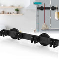 Magnetic Mop Broom Holder, Strong Non Slip Magnetic Broom Mop Hanger, Heavy Duty Magnetic Hooks for Hanging Shovel Rake Tools, Wall Mounted Utility Storage Magnet Rack 4 Rack - color: 4 Rack - Broom Mop Holder