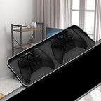 TETVIK TV Screen Top Shelf Monitor Shelf Adjustable Computer Screen for Office Desk, Cellphone Stand, Media Box, Game Console, Router 11.8 x4.7 inch TV Tray Stand Mount Storage Organizer Bracket