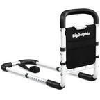 Bed Rails for Elderly Adults - ASTM Approved Adjustable Bed Cane with Non-Slip Ergonomic Handle & Storage Pocket, Bed Railings for Seniors Hold up to 350 LBS, Tool-Free - size: Medium