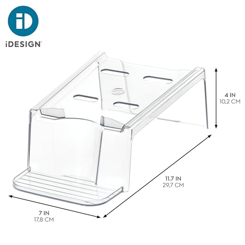 iDesign Laundry Detergent Holder, Liquid Detergent Stand for Laundry Room Organization, Clear - size: (Pack of 1)
