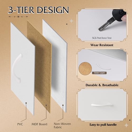 WLIVE Fabric Dresser for Bedroom with Open Shelves, Tall White Dressers with 8 Drawers, Storage Tower with Fabric Bins, Chest of Drawers for Closet, Hallway - color: White, style: Raised Shelves