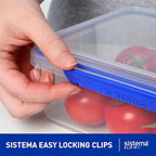 Sistema KLIP IT Large 7L Food Storage Container, Airtight & Stackable, Dishwasher, Freezer, & Microwave-Safe, BPA-Free - size: 7 L (Single)