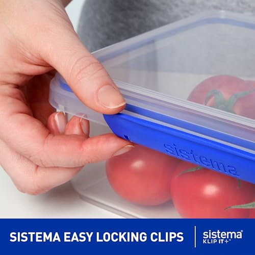 Sistema KLIP IT Large 5L Food Storage Container, Airtight & Stackable, Dishwasher, Freezer, & Microwave-Safe, BPA-Free - size: 5 L (Single)