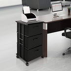 MAX Houser Dresser Storage with 3 Drawers, Fabric Dresser Tower, Vertical Storage Unit for Bedroom, Closet, Office, Black - color: Black5