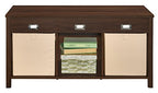 ClosetMaid 16051 Premium 3-Cube Bench, Dark Chestnut - color: Dark Chestnut, size: 3-Cube Bench