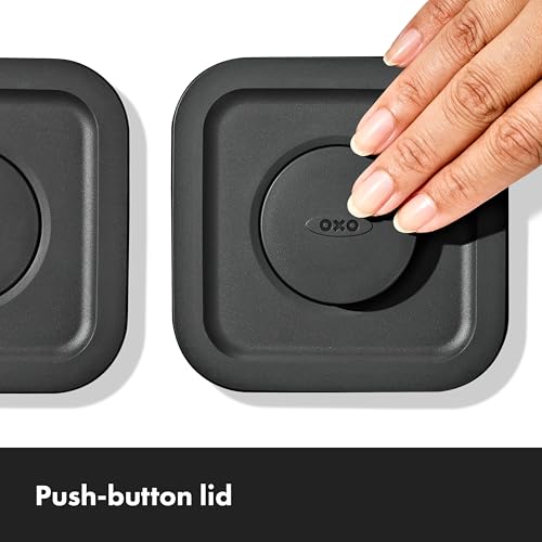 OXO Good Grips 5 Piece Matte Pop Container Set - Matte Black - color: Matte Black, size: Set