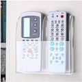 APSOONSELL Remote Control Holder Organizer Wall Mount Acrylic Tidy for Air Conditioner, TV box, Stereo, 2 Slots - style: 2 Compartments
