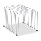 Fellowes Desktop Organizer, 11 Sections, 9" x 11.375" x 8", Wire, Silver (72012) | (72012) - size: 1 Count (Pack of 1)