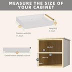 2 Pack No-Drill Pull Out Cabinet Organizer 15.3'' Deep Expandable Slide Out Drawers for Kitchen Pantry & Under Sink Storage, Adhesive Nano Film Mount, White - color: 2 Pack White