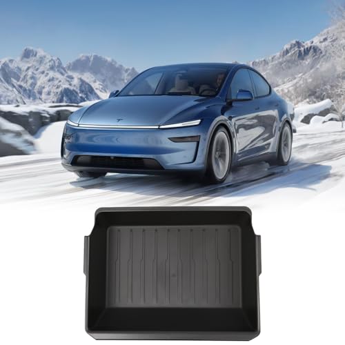 GEEDAR Under Seat Storage Box Organizer for Tesla Model Y 2025 Refresh (Juniper) - Rear Section, New Model Y 2025 Hidden Storage Box, Washable Underseat Organizer Fit Tesla Model Y 2025 Accessories - size: for Model Y Juniper Rear Seat