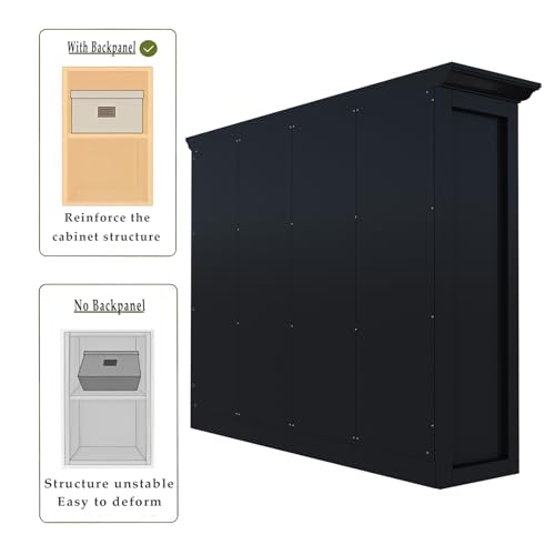 OSCHF Cube Storage Bookcase with Base - Wooden 3 Tiers Floor Standing Open Shelf Cabinet for Home and Office, 12-Cube Lattice Bookshelf, Black - color: Black, size: 12-Cube