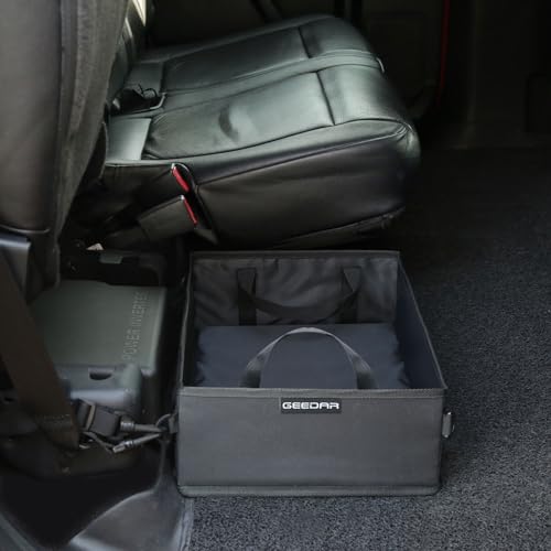 GEEDAR Under Seat Storage Truck Tool Box Organizer for Truck Underseat Storage Ford F150 F250 F350 Chevy Silverado Accessories (for the Single Seat) - size: for Truck Single Seat