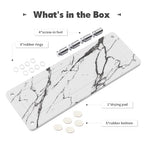 Kitchen Sink Caddy Water Absorbing Stone Tray For Sink, Diatomite Bathroom Countertop Tray Organizer, Faucet Stone Drying Mat Coaster Soap Dish Sponge Dispenser Holder (Marble) - color: Marble
