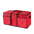 Sattiyrch Christmas Ornament Storage Box,Box Contributes Slots for 54 Holiday Ornaments 4 Inches - size: 54 pcs-4in without Trays