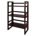 Casual Home 3-Shelf Folding Student Bookcase (20.75" Wide)-Espresso - color: Espresso