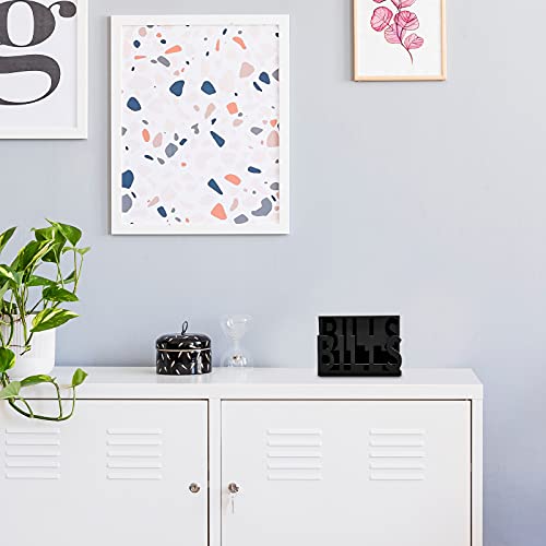 2 Pcs Mail Bill Organizers Holders for Desk Mail Holder Countertop Hollow Sorter Letter Decorative Bill and Desk Vertical Envelope Holder