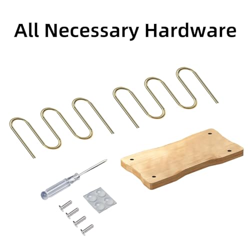 Mail Holder Organizer Countertop, Metal Mail Sorter for Desk, Cutout Mail Storage Bills Organizer Letter Tray Design with Bamboo Base for Home Office (Bamboo) - color: Bamboo