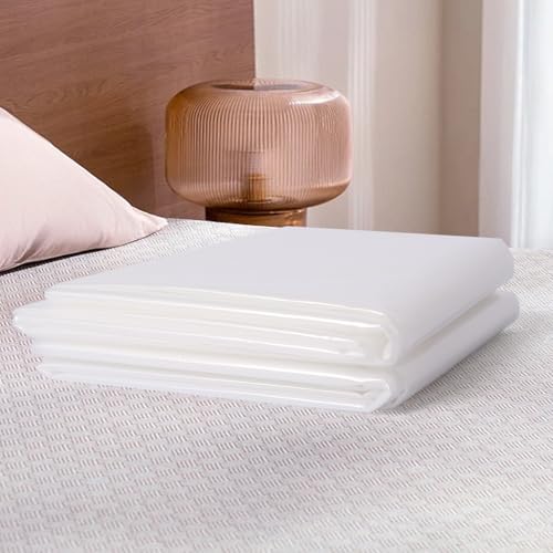 2 Pack King/Cal King Mattress Bag for Moving and Storage, Clear Plastic Mattress Cover for Moving, Waterproof Mattress Disposal Bags - size: King/Cal King,2 Pack, style: Economical Protection(1.5Mil Thick)