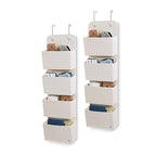 Delta Children GAP babyGap 2-Pack Over the Door Storage Organizer with 4 Pockets, Tan - color: Tan
