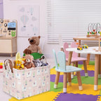 FXOLCSHE Rectangular Pink Alpaca Basket,Collapsible waterproof nursery laundry basket,Toy nursery, kids clothes gift basket with handles,Kids Room Decor(Alpaca) - color: Alpaca