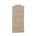 Household Essentials 10 Pocket Hanging Shoe Closet Organizer with Hooks - color: Latte