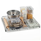 HOLDN’ STORAGE Pull Out Cabinet Organizer, Heavy Duty Caddy w/Lifetime Limited Warranty -26”W x 21”D - Requires At Least 27-1/4” Cabinet Opening, Steel Metal Cabinet Drawers Slide Out, Chrome - size: 26"W x 21"D