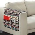 Aztec Tribal Geometry Leopard Print Couch Arm Cover Recliner Arm Rest Covers Washable Sofa Armchair Protector for Pet Dog Cats Easy to Install - color: Aztec Tribal Geometry Leopard
