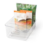 YouCopia FreezeUp Freezer Bin 12", BPA-Free Fridge Organizer with Adjustable Dividers and Handle for Frozen Food and Leftovers - size: 12" Deep