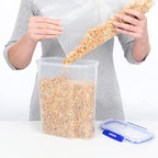 Sistema KLIP IT+ 4.2L Cereal Storage Container, Stackable & Airtight Food Pantry Storage, Dishwasher, Freezer, & Microwave-Safe, BPA-Free - size: 4.2L