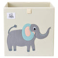 CLCROBD Foldable Animal Cube Storage Bins Fabric Toy Box/Chest/Organizer for Toddler/Kids Nursery, Playroom, 13 inch (Cute Elephant) - color: Cute Elephant