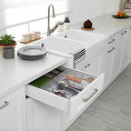 Simple Houseware Drawer Organizer Tray with 9 Adjustable Compartments, Clear - color: Clear, size: 1 Pack