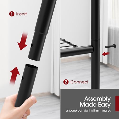 Sakugi Storage Shelves - 4 Tier Shelf Organizer, Heavy Duty Garage Shelving Unit with Leveling Feet, Stable Metal Shelves Organizer for Pantry, Kitchen and Closet, 33.0" W x 12.6" D x 57.2" H, Black - color: Black, size: 33.0W×12.6D×57.2H(4T)