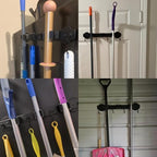Magnetic Mop Broom Holder, Heavy Duty Magnetic Mop Hanger with Swivel Hooks for Cleaning Tools, Strong Magnet Mount Tool Hanger Organize System Utility Rack for Refrigerators Laundry Garage Kitchen - size: D66 Magnetic Broom Holder