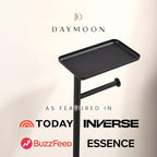 Day Moon™ - Toilet Paper Holder - Modern Roll Holder for Bathroom - 1 Pack - Free Standing - with Shelf, Black - color: Matte Black, size: Free Standing 1 Pack
