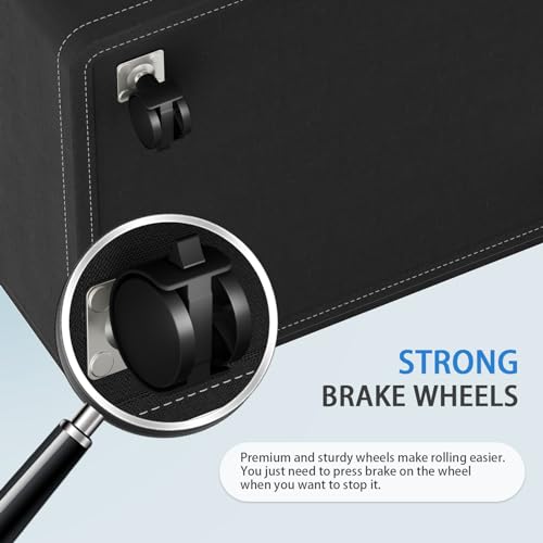 HomeHacks Laundry Basket with Wheels, Rolling Laundry Hamper, Collapsible & Waterproof Clothes Hamper, Narrow Corner Bins with Extended Handles for in the Family & Dorm 90L, Black - color: Black, size: 90L