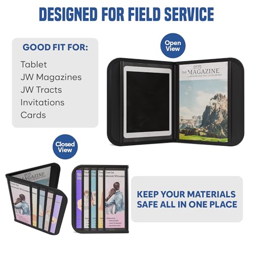 JW Tract Holder, JW Magazine Holder, JW Field Service Supplies, JW Ministry Supplies, JW Ministry Organizer, Jehovahs Witnesses Gifts, jw.org Accessories, JW Pioneer Gifts, Best Life Ever JW Gifts