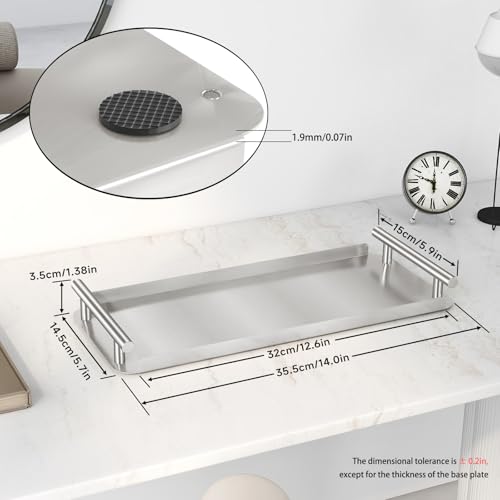 FEILERN Toilet Paper Basket,Toilet Paper Storage for Toilet Tank, Bathroom, Kitchen Counter (Silver) - color: Silver