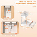 YJHome 2 Pack Expandable Under Sink Organizer, 2 Tier Pull Out Cabinet Organizer with Smooth Ball Bearing Slides, Adjustable Height Cabinet Storage Shelves for Kitchen, Bathroom, Laundry, Pantry - size: 2 Pack 9.8“-15"W