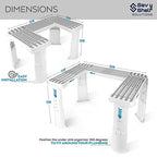 Expandable Under Sink Organizer and Storage I Bathroom Under the Sink Organizer Kitchen Under Sink Shelf I Cleaning Supplies Organizer Under Sink Storage I EXPANDABLE HEIGHT DEPTH & WIDTH