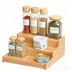 JinDoWin 2 Pack Cabinet Spice Rack Organizer - Enhanced Cabinet Spice Organizer, Practical Spice Rack Organizer for Cabinet and Efficient Cabinet Spice Organizer (2, 9 Inch) - size: 9 Inch
