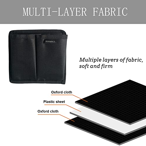 Double/Triple Magazine Pouch,Storage Pouch with Adhensive Tape, Fabric Mag Holder for Gun Safe Organization Accessory - color: Double Pouch